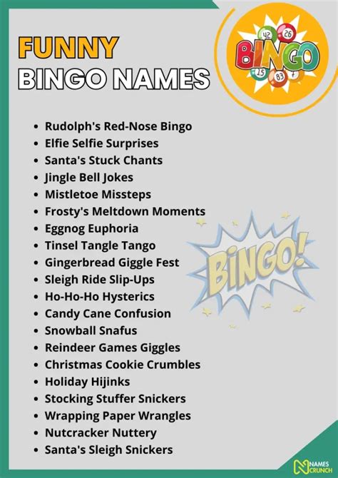 funny bingo number names|These Are the Most Funny Bingo Calls Ever (You'll Laugh) .
